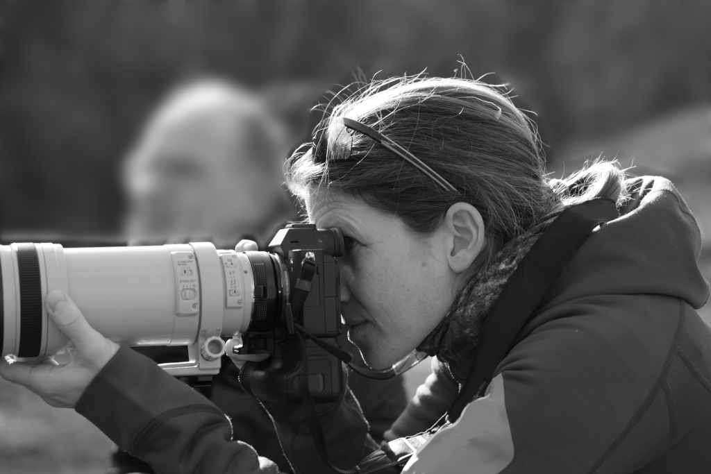 Fotografin in action